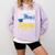 i Survived My Moms Doctoral Degree Graduation Gifts Comfort Colors Sweatshirt Orchid