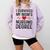 I Survived My Mom's Nursing Degree School Graduation Nursing Comfort Colors Sweatshirt Orchid