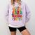 I Survived Nursing School Class Of 2025 Proud Graduation Comfort Colors Sweatshirt Orchid