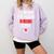I Survived Her Passing Nursing School Graduation Comfort Colors Sweatshirt Orchid