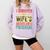 i Survived My Wife Bachelor's Degree Wife Graduation Comfort Colors Sweatshirt Orchid