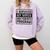 I Survived My Wife's Doctorate Program PhD Graduation Comfort Colors Sweatshirt Orchid