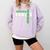 Swimming Senior Night Swim Senior 2026 Graduation 33 Comfort Colors Sweatshirt Orchid