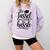 The Tassel Was Worth The Hassle Graduation Comfort Colors Sweatshirt Orchid