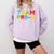 Team Pre-K Shirt Teacher Boy Girl Back To School Graduation Comfort Colors Sweatshirt Orchid