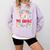 Thank You 1st Grade Teachers Graduation Last Day Of School Comfort Colors Sweatshirt Orchid