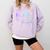 Tie Dye Senior 24 Class Of 2024 Seniors Graduation 24 Comfort Colors Sweatshirt Orchid