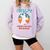 Trust Me I'Ve Got A Human Services Degree College Graduation Comfort Colors Sweatshirt Orchid