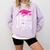Two Degrees Hotter Graduation 2025 Diploma College Masters Comfort Colors Sweatshirt Orchid