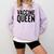 Vaccine Queen Nursing Graduation Shirt Comfort Colors Sweatshirt Orchid