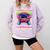 Video Gamer Graduate Graduation Grad Gaming Comfort Colors Sweatshirt Orchid