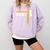 Volleyball Senior Night Volleyball Senior 2025 Graduation 8 Comfort Colors Sweatshirt Orchid