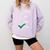 Woman Law School Lawyer Graduation Attorney Comfort Colors Sweatshirt Orchid