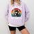 Women's Hang On Let Me Overthink Cat Coffee Retro Introvert Comfort Colors Sweatshirt Orchid Women's Hang On Let Me Overthink Cat Coffee Retro Introvert Comfort Colors Sweatshirt Orchid