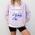 Zeta Phi Beta Doctor Graduation Zeta Phi Beta HBCU Doctor Comfort Colors Sweatshirt Orchid