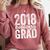2018 Biology Graduation Biologist Graduate Degree Comfort Colors Sweatshirt Crimson