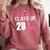 2018 Cosmetology Graduation Shirt Makeup Artist Comfort Colors Sweatshirt Crimson