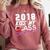 2018 Kiss My Class Goodbye Graduation Comfort Colors Sweatshirt Crimson