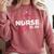 2018 Nursing School Graduation New Nurse Shirt Comfort Colors Sweatshirt Crimson