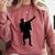 2019 Football Graduation Dab Shirt- Dabbing Graduate Comfort Colors Sweatshirt Crimson