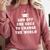 2019 Inspirational Graduation For Her Comfort Colors Sweatshirt Crimson