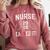2019 Nurse RN Graduation Comfort Colors Sweatshirt Crimson