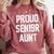 2019 Senior Aunt SEN19R Class Graduation Party T Shirt Comfort Colors Sweatshirt Crimson