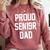 2019 Senior Dad High School Graduation Party SEN19R T Shirt Comfort Colors Sweatshirt Crimson