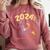 2024 Year Of The Introvert New Year Adventures Comfort Colors Sweatshirt Crimson