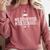 2025 We Survived Med Medical School Degree Graduation Day Comfort Colors Sweatshirt Crimson