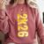 2K26 Class Of 2026 Graduation College Senior Back To School Premium Tri-Blend Comfort Colors Sweatshirt Crimson