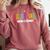 2nd Grade Here I Come Kids 1st Grade Graduation Comfort Colors Sweatshirt Crimson
