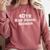 40th High School Reunion Class Of Graduation Year Comfort Colors Sweatshirt Crimson
