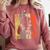 4th Grade Level Complete Gamer Class Of 2023 Graduation Comfort Colors Sweatshirt Crimson