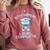 5th Grade Level Complete Fifth Grade Gamer Graduation Day Comfort Colors Sweatshirt Crimson