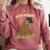 6th Grade Graduation Sloth Nailed It Class Of 2025 Comfort Colors Sweatshirt Crimson