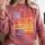 6th Grade Level Complete Shirt Graduation Last Day Of School Comfort Colors Sweatshirt Crimson