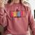 8th Eighth Grade Graduation 2025 Graduate Last Day Of School Comfort Colors Sweatshirt Crimson