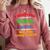 8th Grade Graduation Boys Girls Grad Education Comfort Colors Sweatshirt Crimson