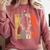 8th Grade Level Complete Gamer Class Of 2024 Graduation Comfort Colors Sweatshirt Crimson