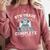 8th Grade Level Complete Graduation 2025 Class Eighth Grade Comfort Colors Sweatshirt Crimson