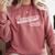 Aerospace Engineer Graduation 2025 Engineering Graduate Comfort Colors Sweatshirt Crimson