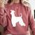 Afghan Hound Graduation Dog Graduate Men Women Kids Comfort Colors Sweatshirt Crimson