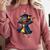 African American Woman Girl Graduation Class Comfort Colors Sweatshirt Crimson