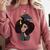 African Woman Educated Graduation 2019 Proud Comfort Colors Sweatshirt Crimson