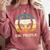 Alien Face Ew People Ufo Introvert Men Women Kids Teen Comfort Colors Sweatshirt Crimson