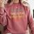 My Alone Time Is For Everyone's Safety Introvert Comfort Colors Sweatshirt Crimson