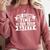My Alone Time Is For Your Safety Introvert Comfort Colors Sweatshirt Crimson
