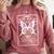 Anti-Social Butterfly Introvert Dislike People Comfort Colors Sweatshirt Crimson