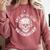 Anti Social Club Official Member Introvert Crest Comfort Colors Sweatshirt Crimson Anti Social Club Official Member Introvert Crest Comfort Colors Sweatshirt Crimson